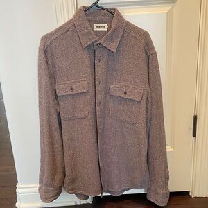 Taylor Stitch Men's Textured Brown Shirt Jacket